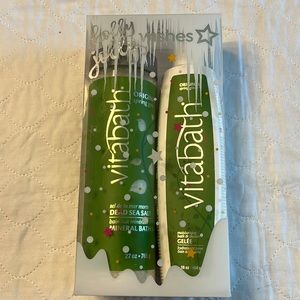 Vita bath original Spring Green bath soak set: mineral bath soak & Shower Gelee